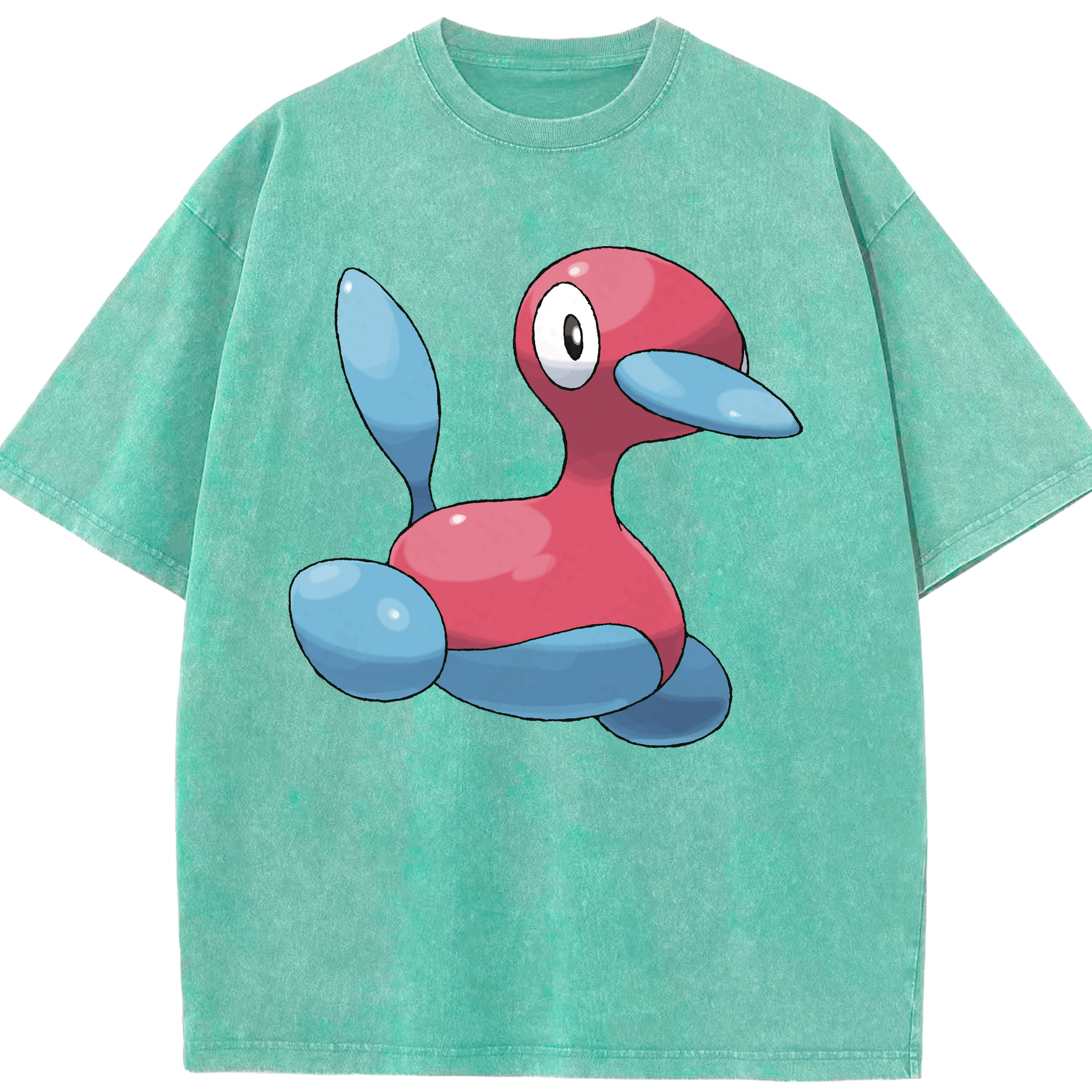 （画像用） ポケットモンスター Pokémon 綿100% ヴィンテージ風 半袖Tシャツ（フロントプリント）